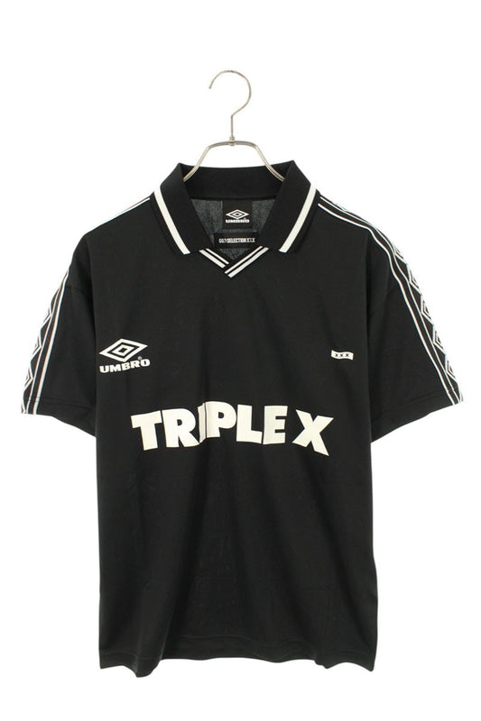 GOD SELECTION XXX Logo Print Tee Black Poly Size S