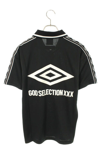 GOD SELECTION XXX Logo Print Tee Black Poly Size S