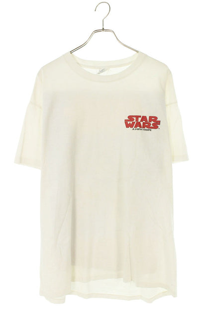 VINTAGE Star Wars A New Hope Back Print Tee White Size XL