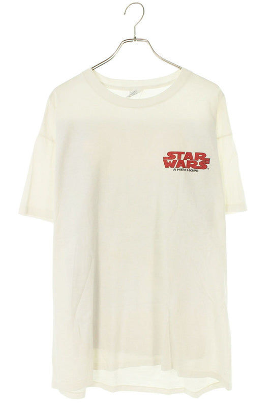 VINTAGE Star Wars A New Hope Back Print Tee White Size XL