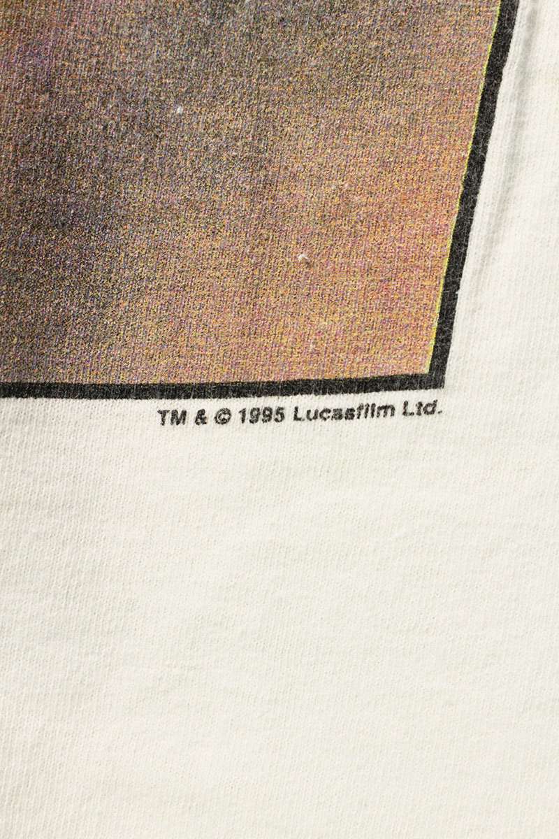 VINTAGE Star Wars A New Hope Back Print Tee White Size XL