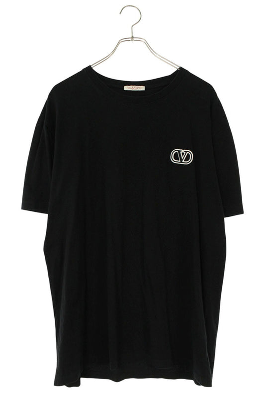 VALENTINO Front Logo T-Shirt Black Size XXL