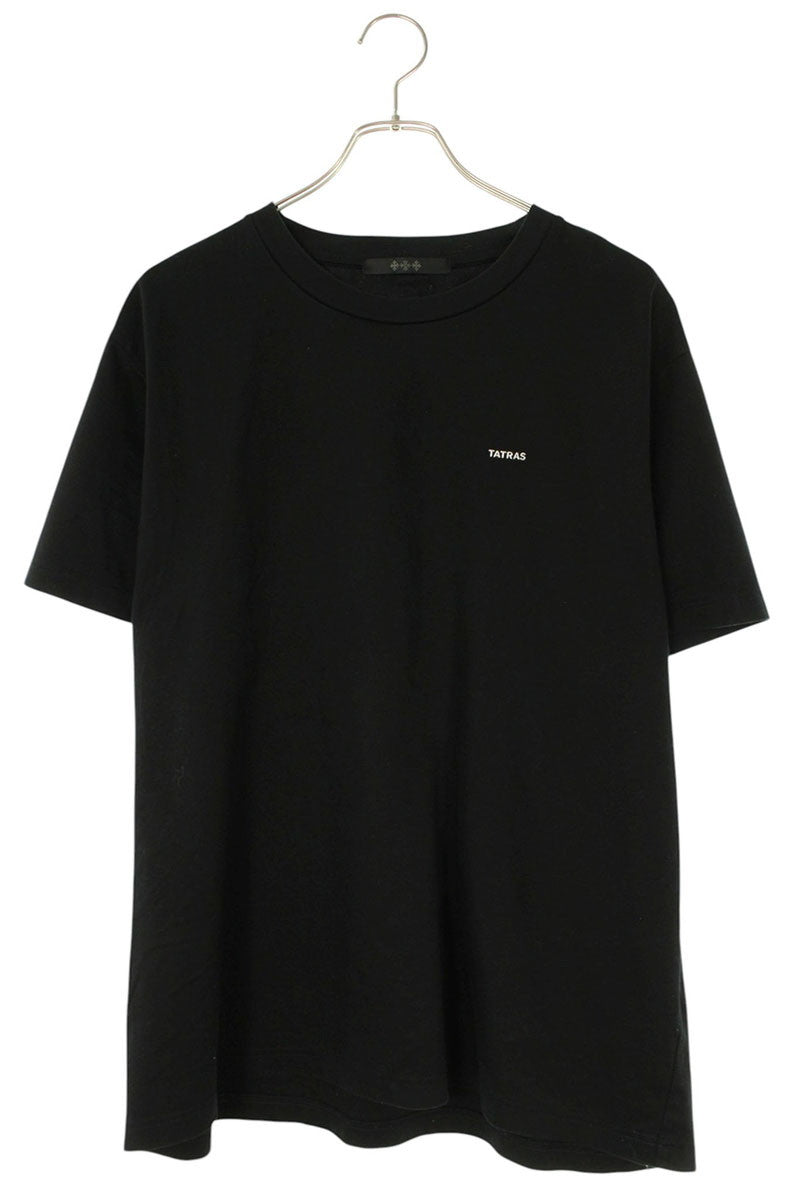 TATRAS 25SS Logo Cotton T-Shirt Black Size L