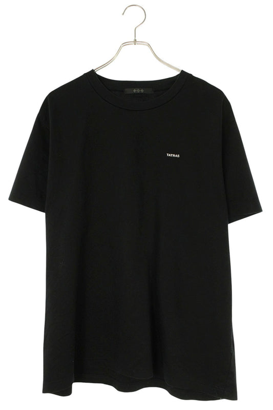TATRAS 25SS Logo Cotton T-Shirt Black Size L