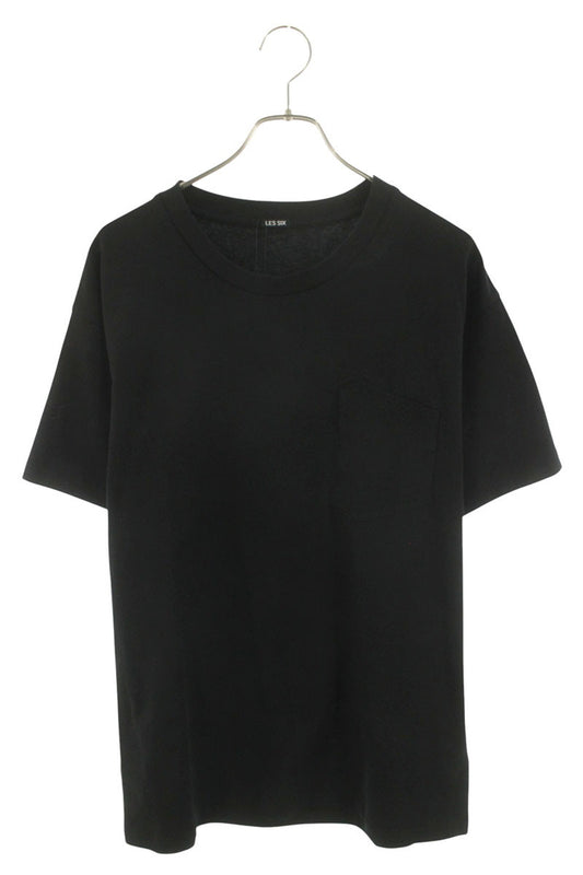 LES SIX 26SS Pocket Design T-Shirt Black Size M