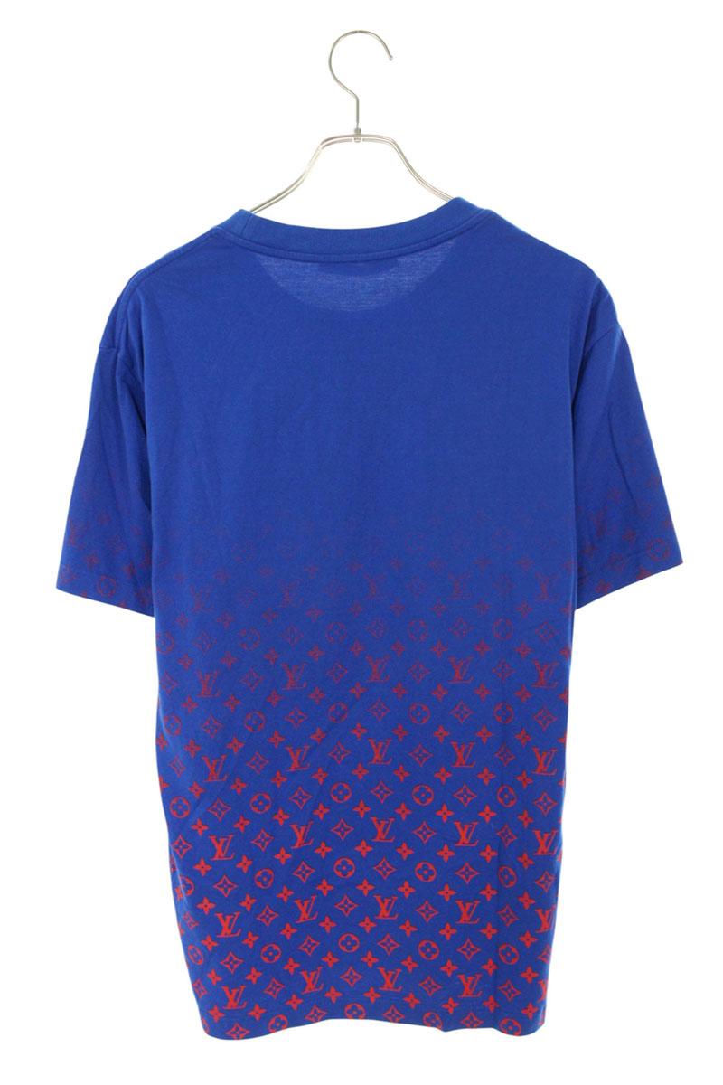 Louis Vuitton Print T-Shirt Blue Size XL