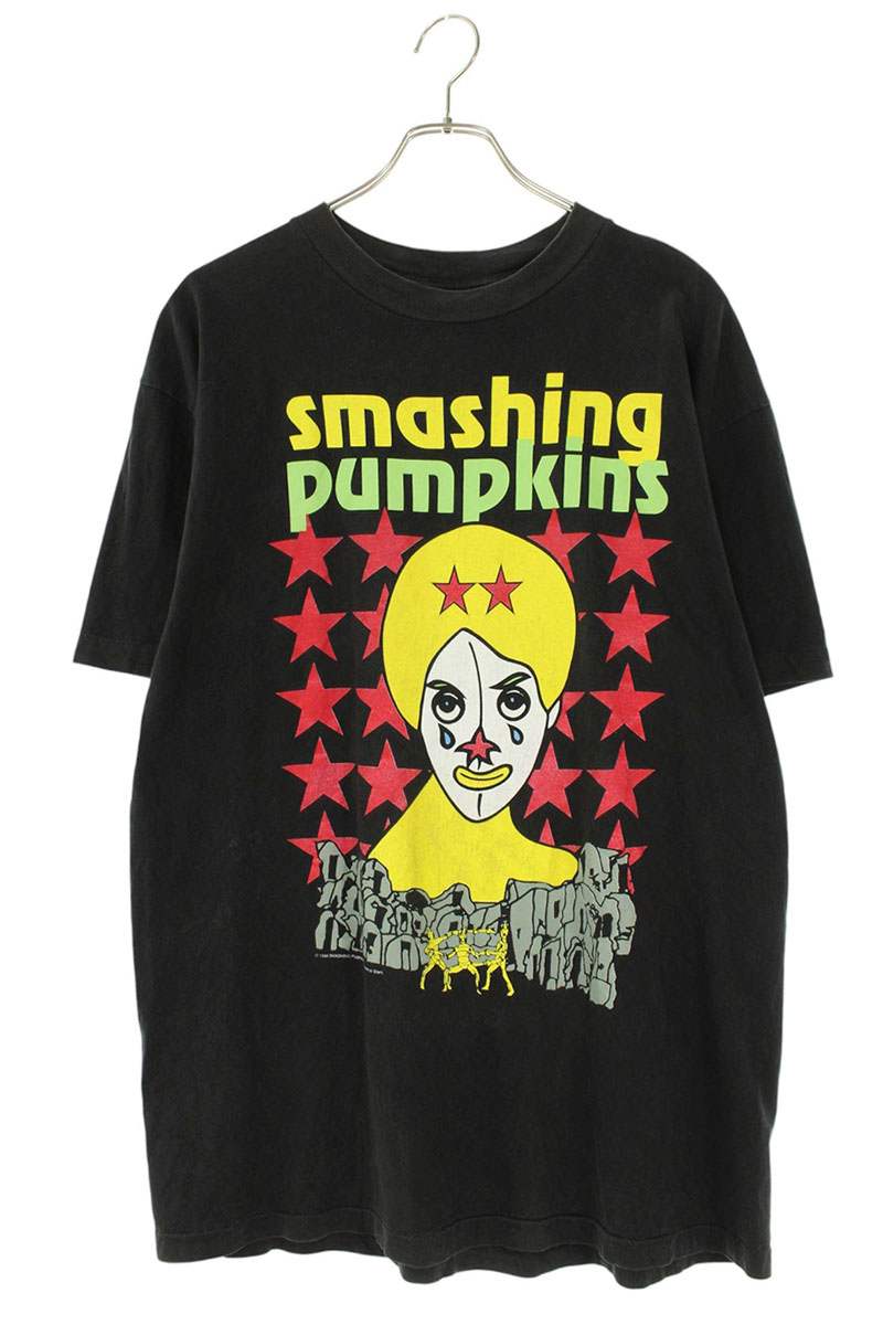 VINTAGE Smashing Pumpkins Crown Print T-Shirt Black Size XL