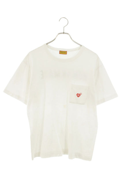 HUMAN MADE Heart Logo Embroidered T-Shirt White Red Size S