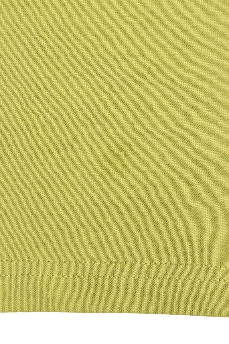 AMI 26SS Embroidered T-Shirt White x Green Size XL