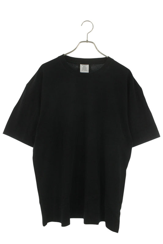 Vetements Back Logo Embroidered T-Shirt Black Size XL