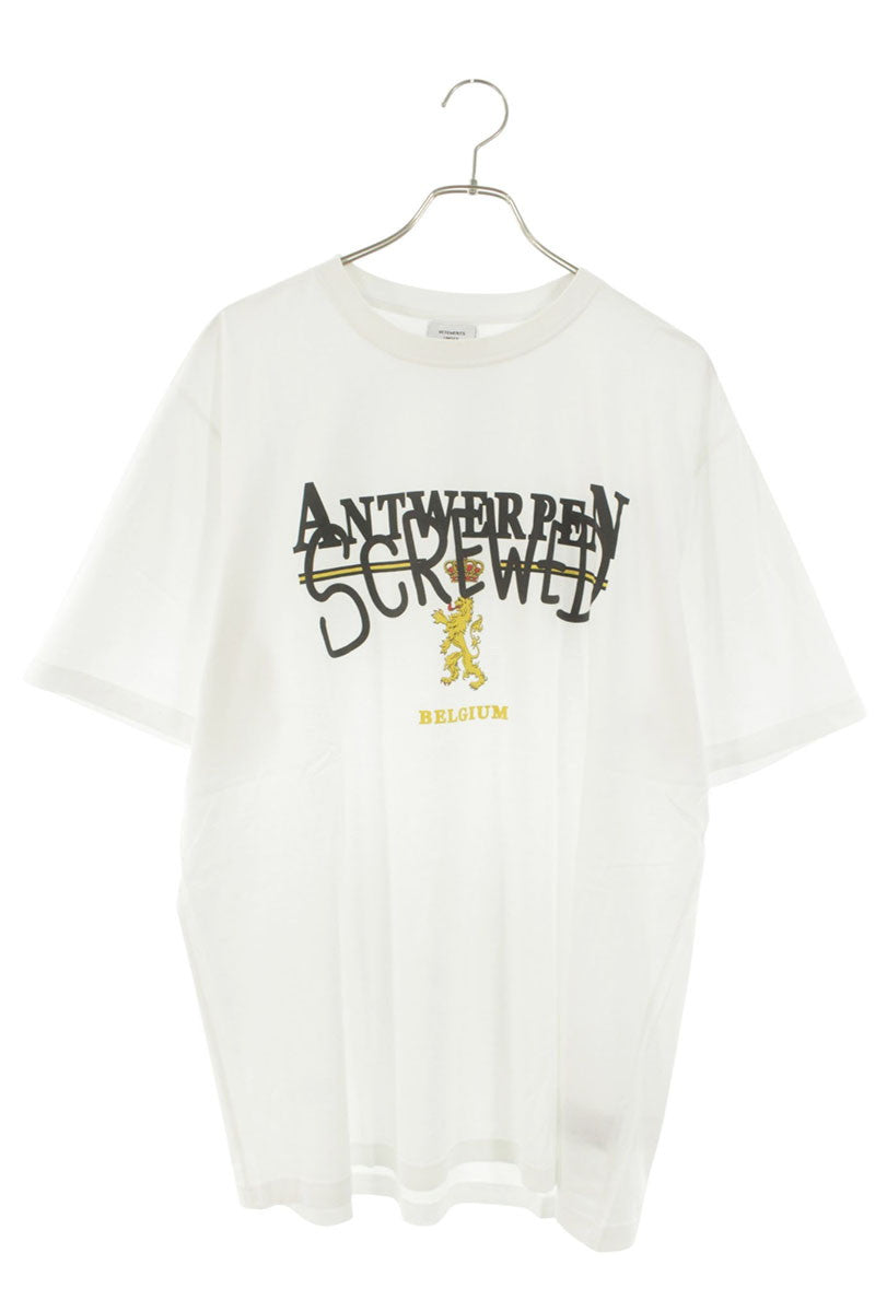 Vetements Print T-Shirt White Size XL