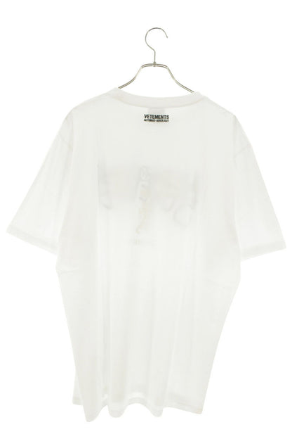 Vetements Print T-Shirt White Size XL