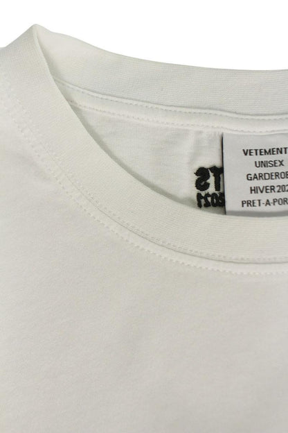 Vetements Print T-Shirt White Size XL