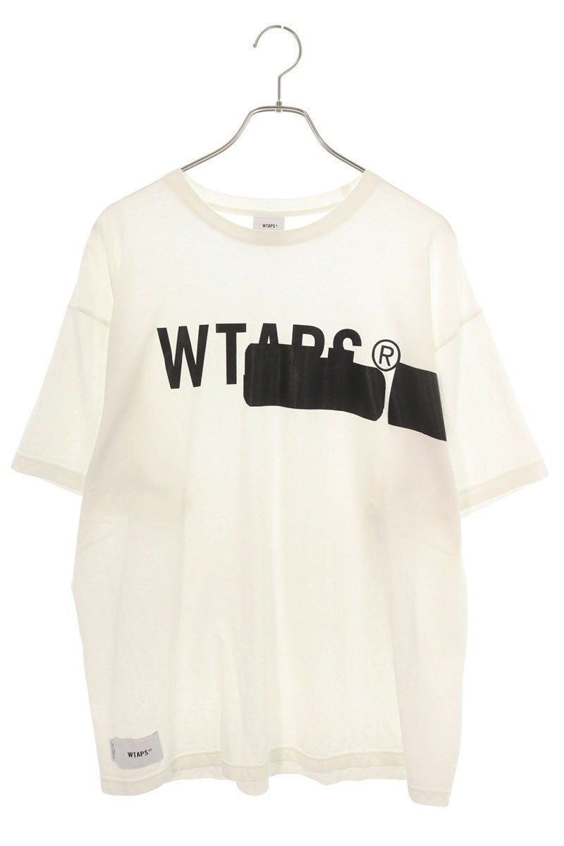 WTAPS Front Print T-Shirt White/Black Size L