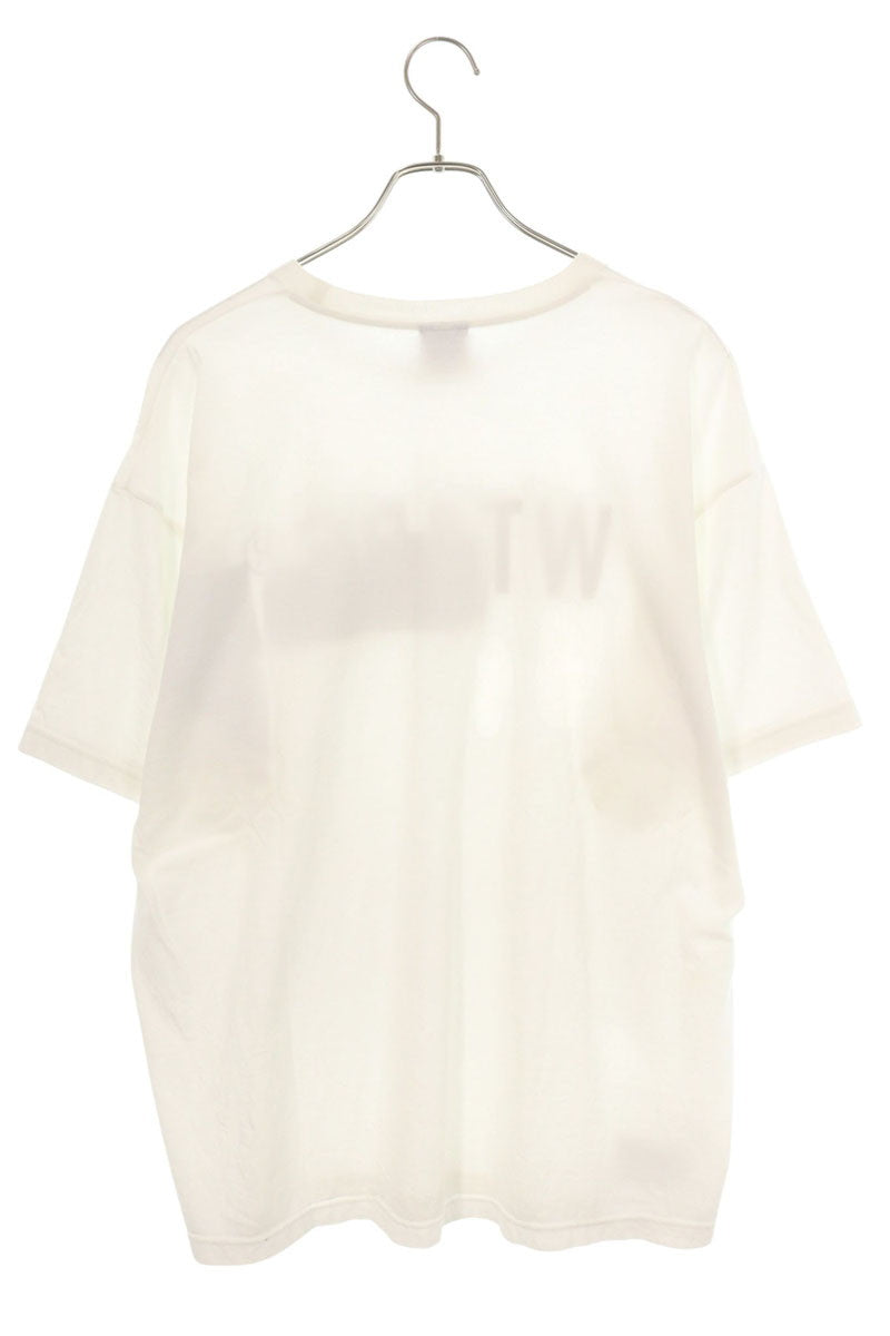WTAPS Front Print T-Shirt White/Black Size L
