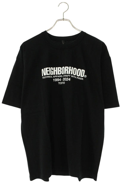 NEIGHBORHOOD Logo Print T-Shirt Black Size M