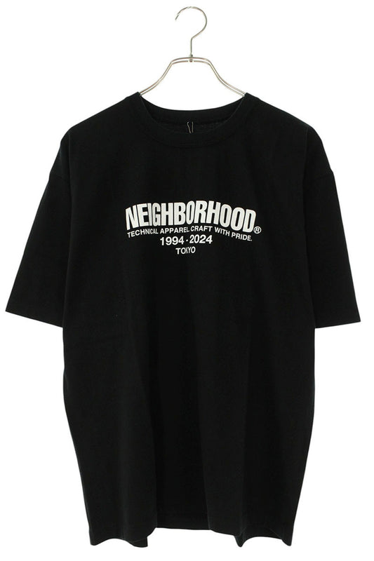 NEIGHBORHOOD Logo Print T-Shirt Black Size M