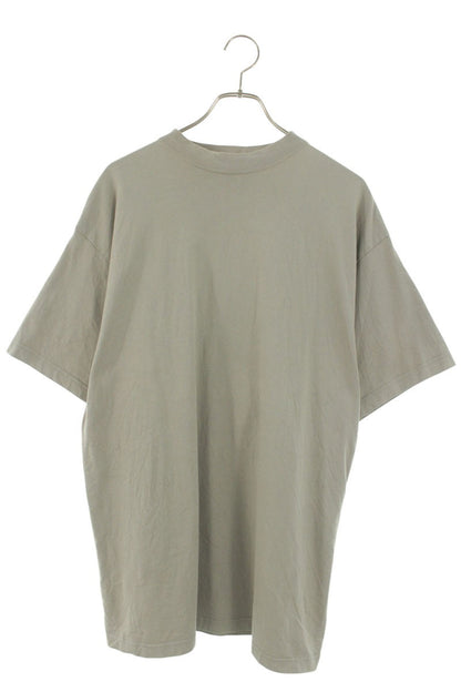 BALENCIAGA Hem Logo Oversized T-Shirt Beige Size 1