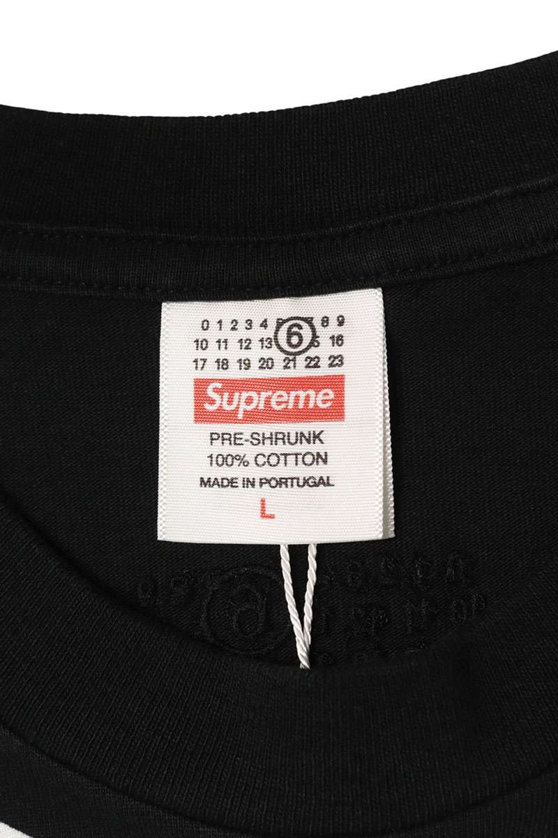 SUPREME × MM6 26SS Money S S Print Tee Black Size L