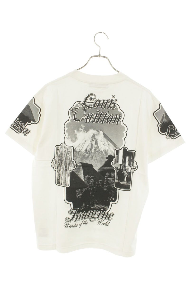 Louis Vuitton 19AW T-Shirt White x Black Size XS
