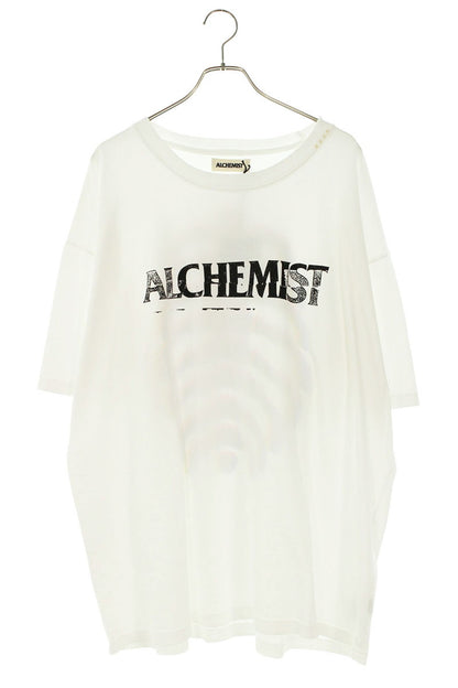 ALCHEMIST Ripped Logo T-shirt White Size XXL