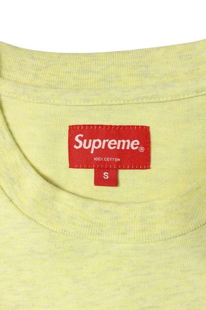 SUPREME Pocket T-Shirt Yellow Size S