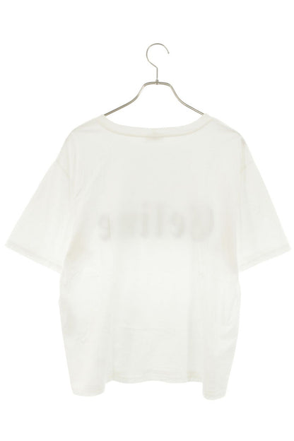 CELINE Gothic Logo T-shirt White Size XS