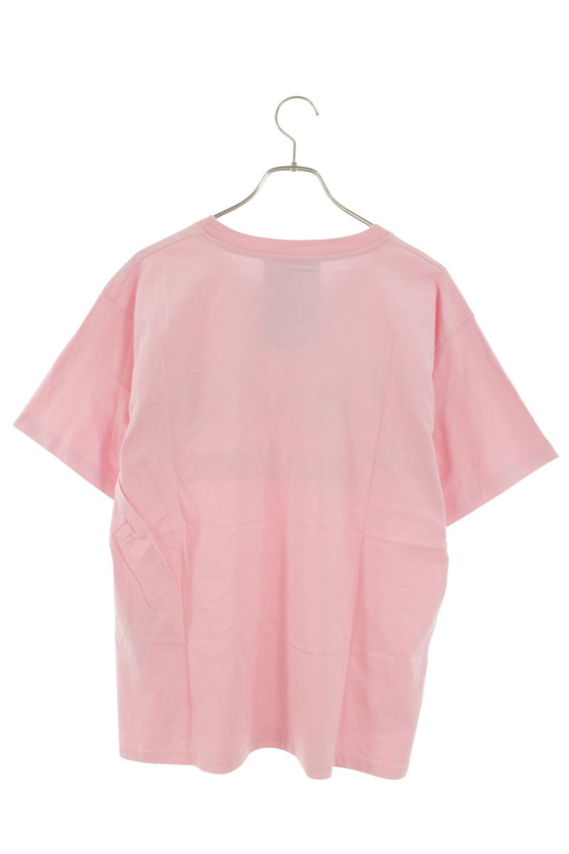 GUCCI Logo Print T-shirt Pink Size XS