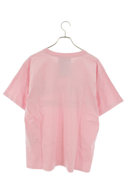 GUCCI Logo Print T-shirt Pink Size XS