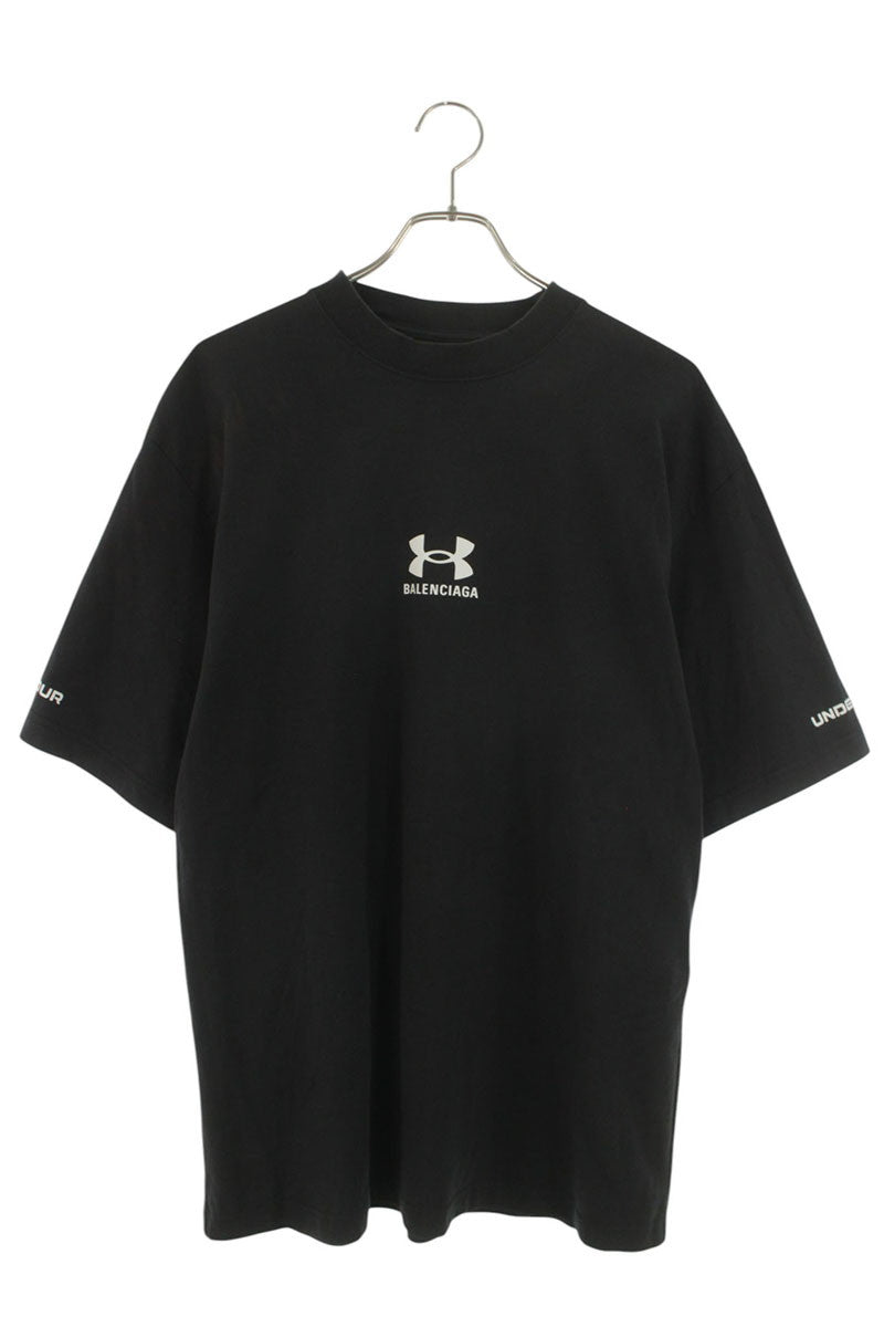 BALENCIAGA x Under Armour Logo Print T-Shirt Black Size XS