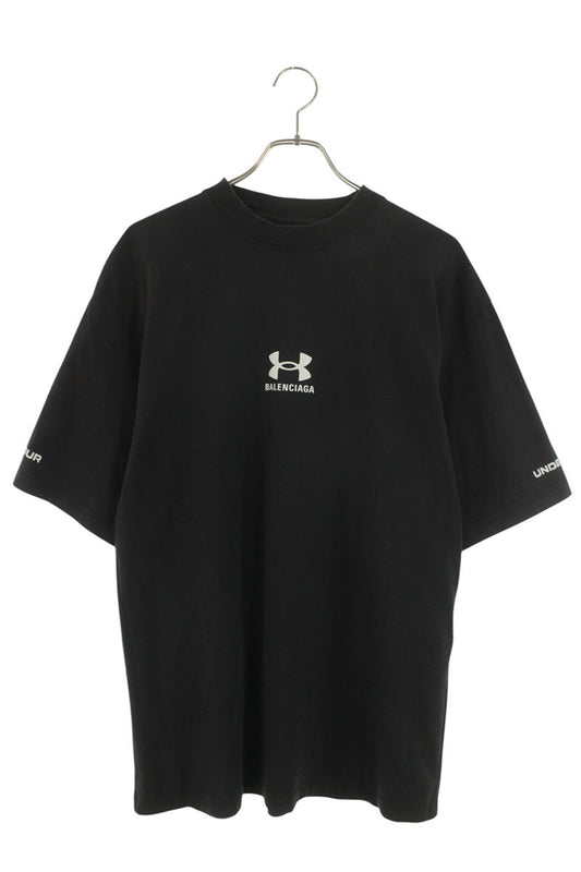 BALENCIAGA x Under Armour Logo Print T-Shirt Black Size XS