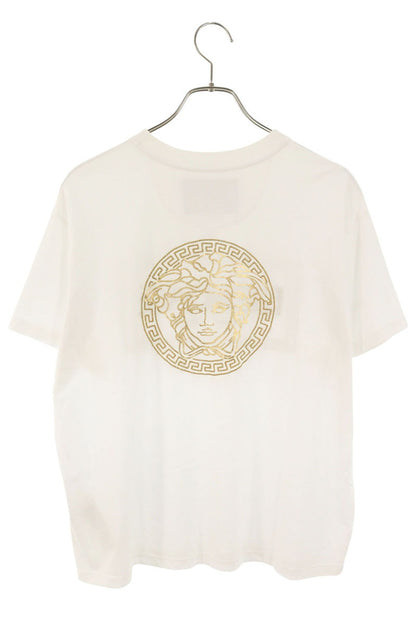 Fendi x Versace 22SS Logo Embroidered Print T-Shirt Size XS