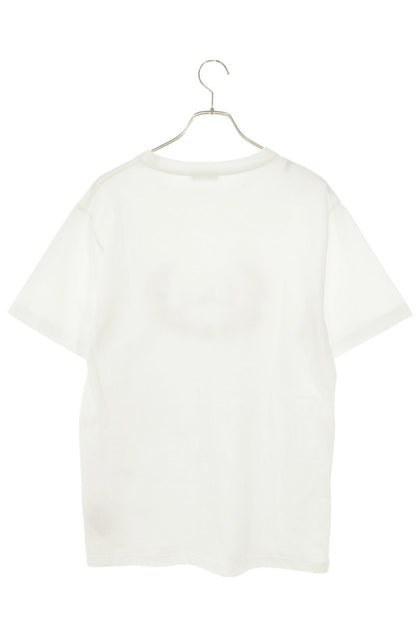 DIOR Logo Embroidery T-shirt White Size S