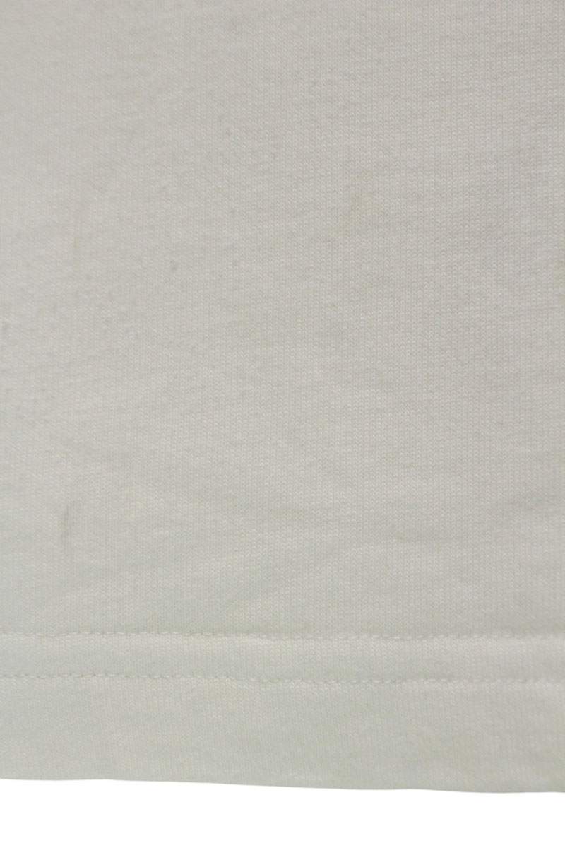 DIOR Logo Embroidery T-shirt White Size S
