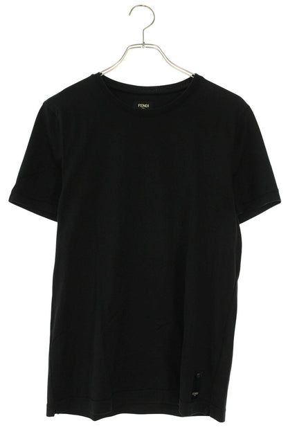 FENDI Back Plate Logo T-shirt Black Size XS