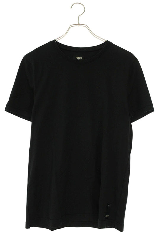 FENDI Back Plate Logo T-shirt Black Size XS