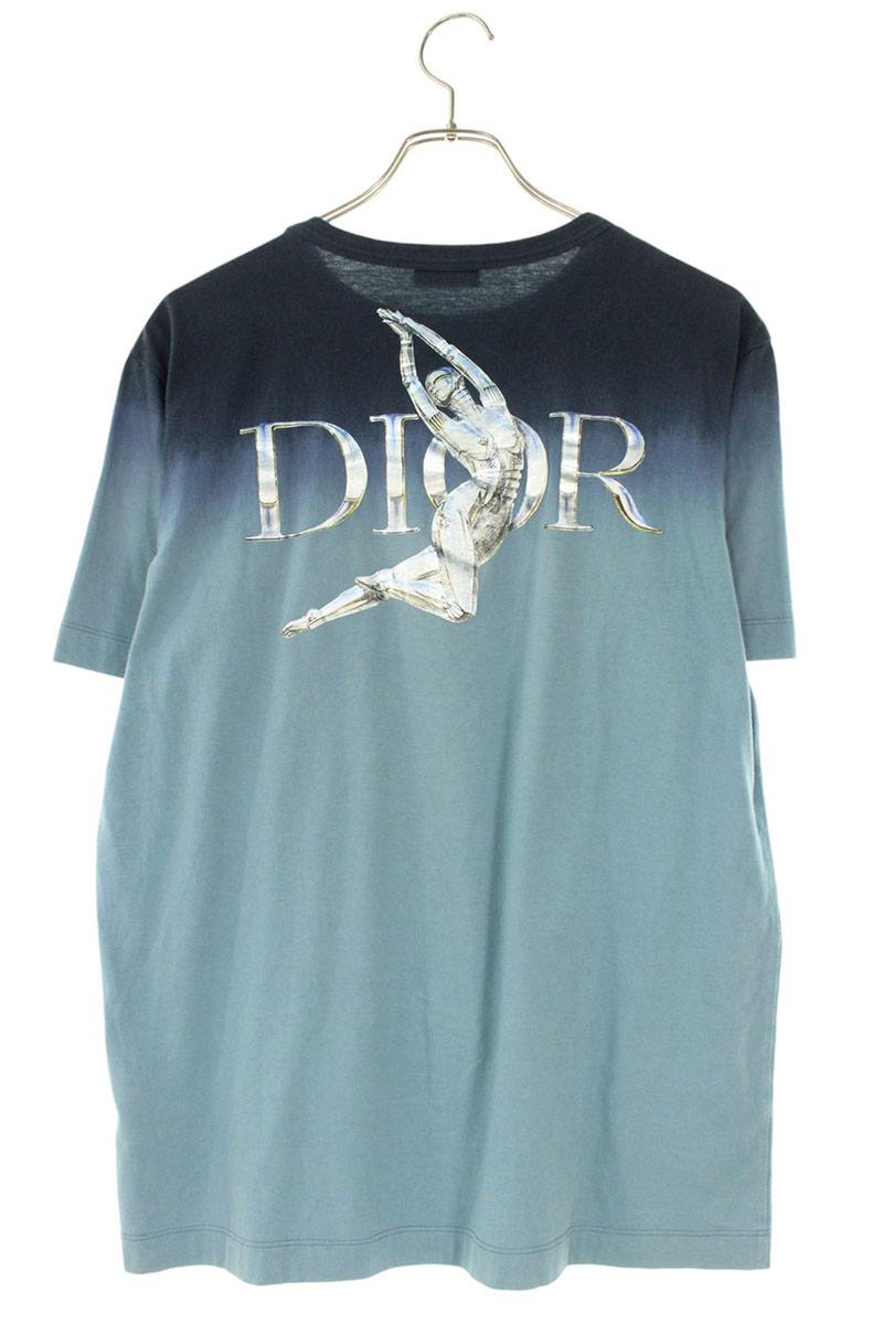 DIOR x Sorayama Sexy Robot Print T-shirt Blue Size XS