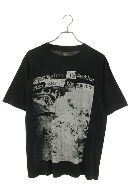 VINTAGE RATM Double Sided Print T-shirt Black Size M