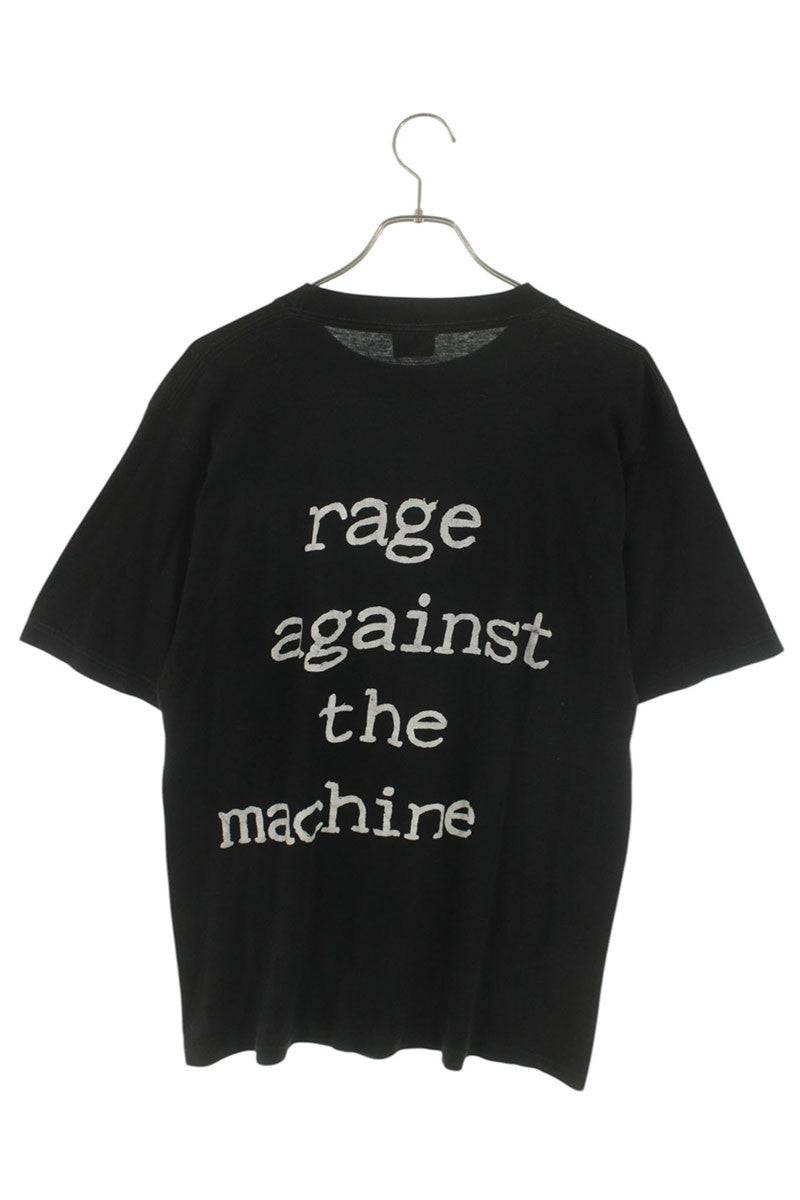 VINTAGE RATM Double Sided Print T-shirt Black Size M