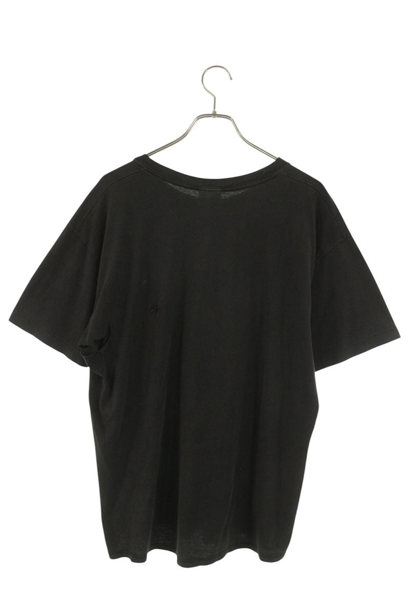 VINTAGE Character Print T-shirt Black Size XL