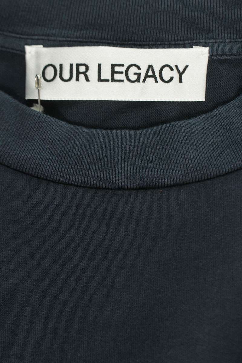 Our Legacy Crewneck T-Shirt Blue Size S