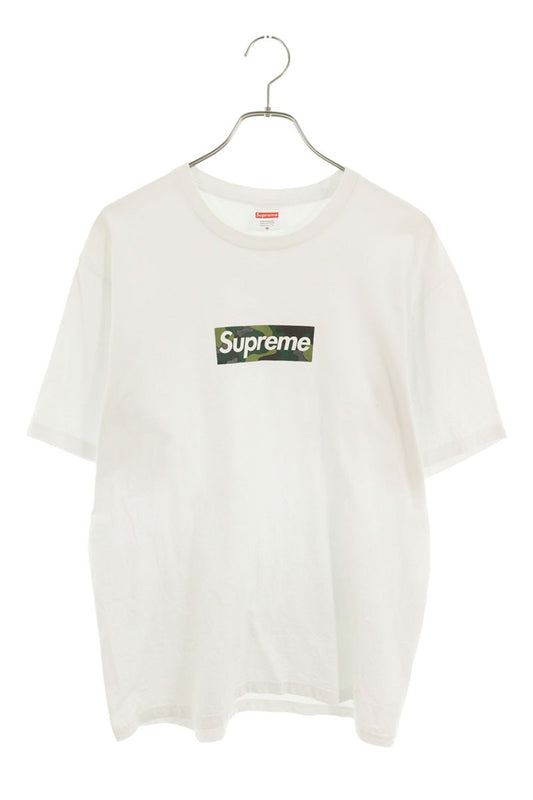 Supreme 23AW Box Logo Tee Print T-Shirt White x Green Size M