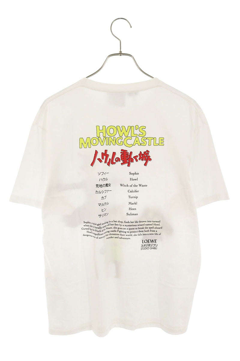 Loewe Print Embroidered T-Shirt White Size S