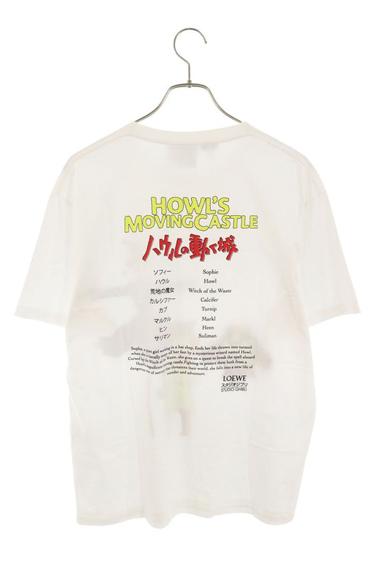 Loewe Print Embroidered T-Shirt White Size S