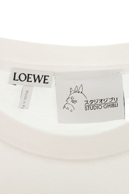 Loewe Print Embroidered T-Shirt White Size S