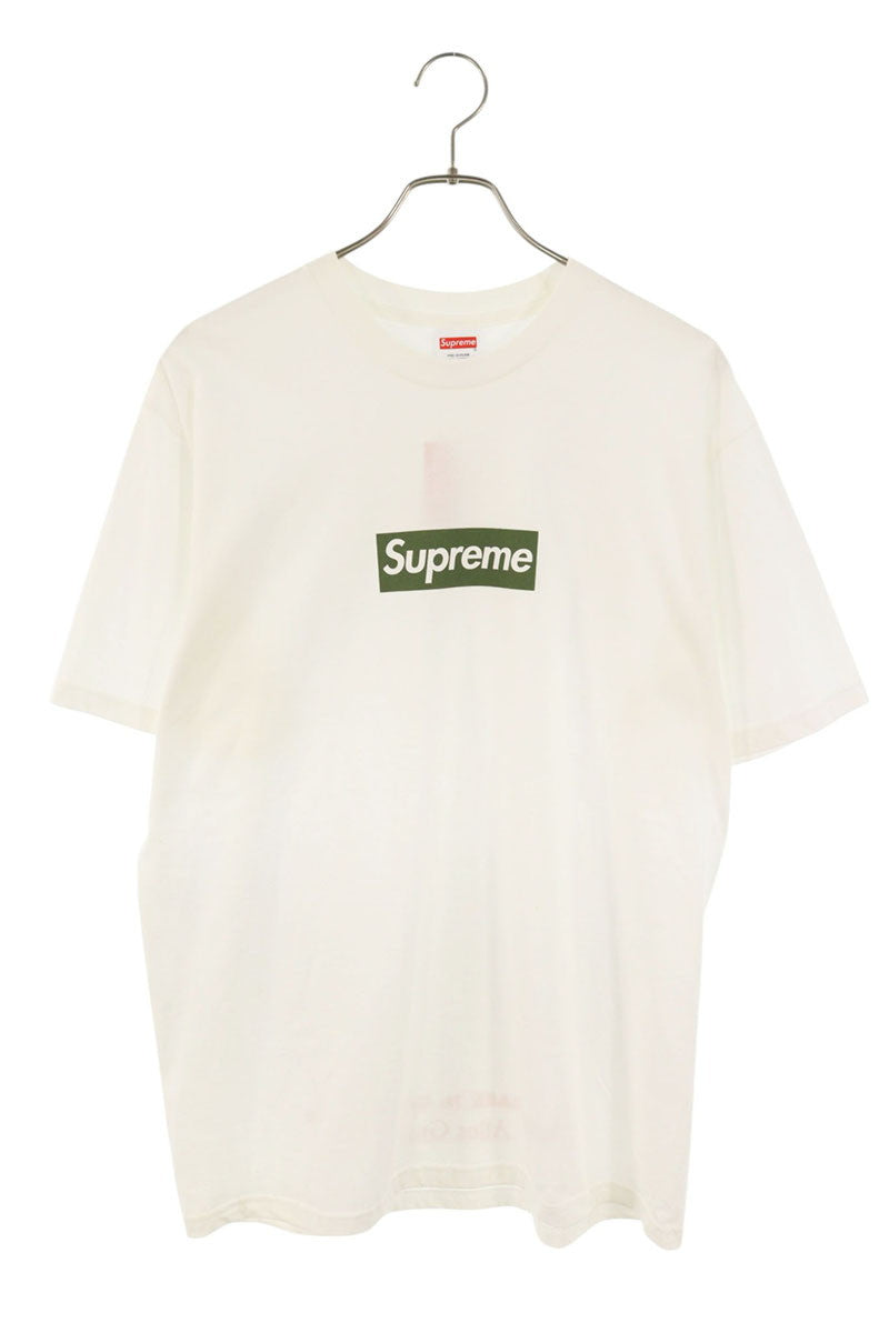 Supreme Berlin BOX Logo TEE T-Shirt White x Green Size M