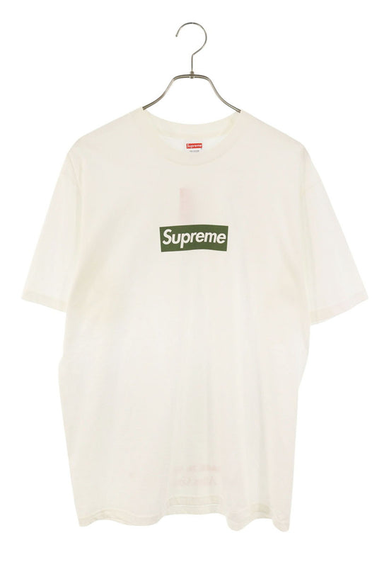 Supreme Berlin BOX Logo TEE T-Shirt White x Green Size M