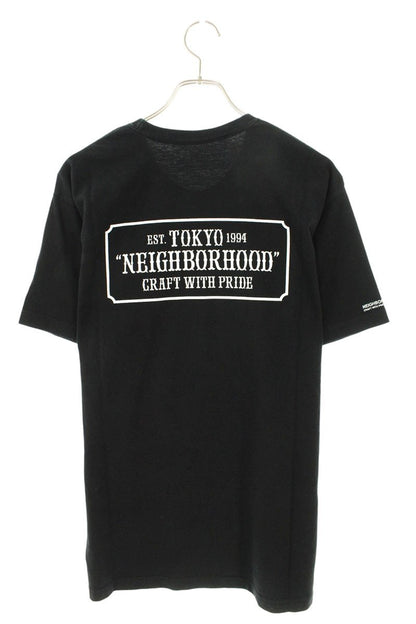 NEIGHBORHOOD Logo Print T-Shirt Black Size L