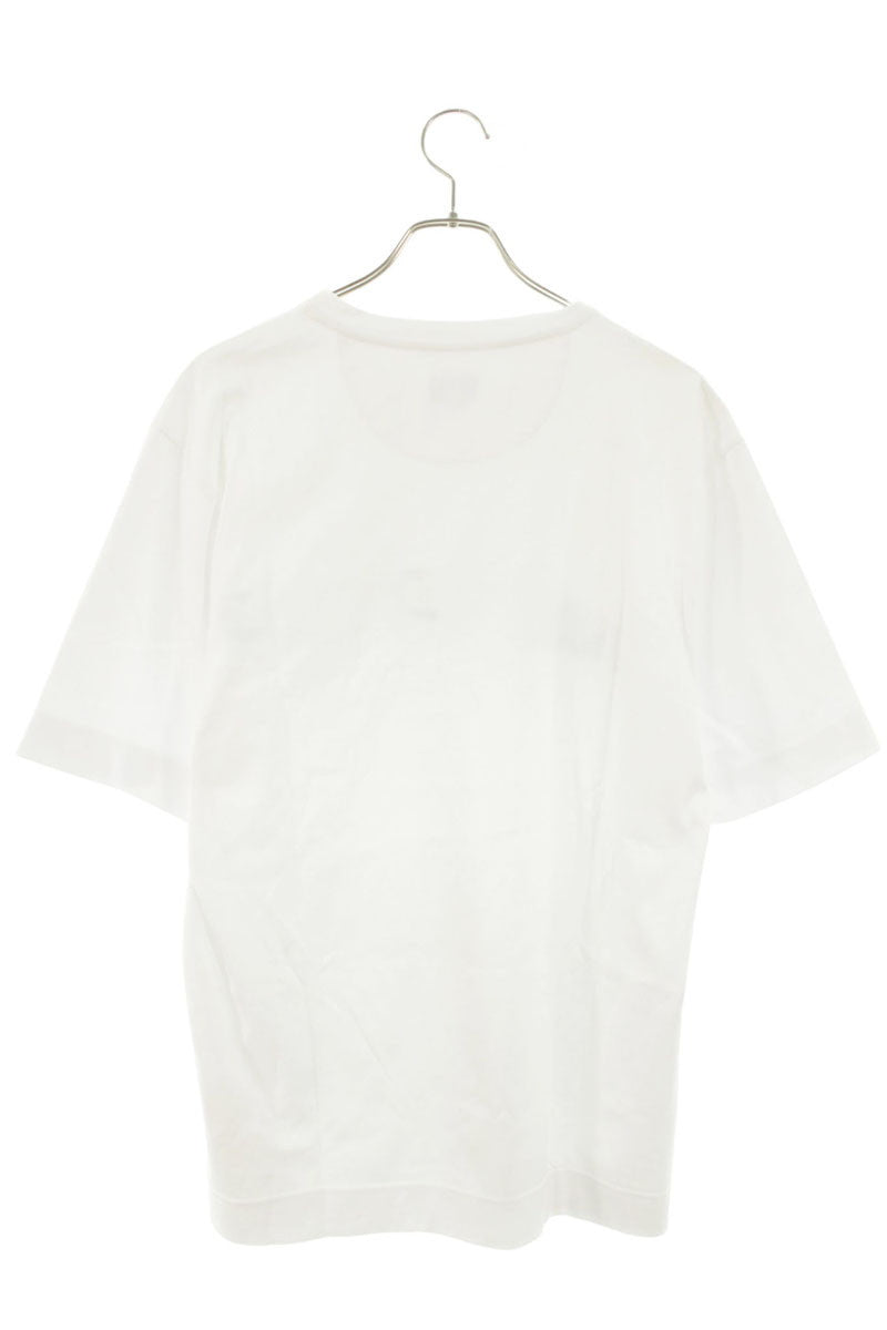 Fendi Chain Print T-Shirt White Size L