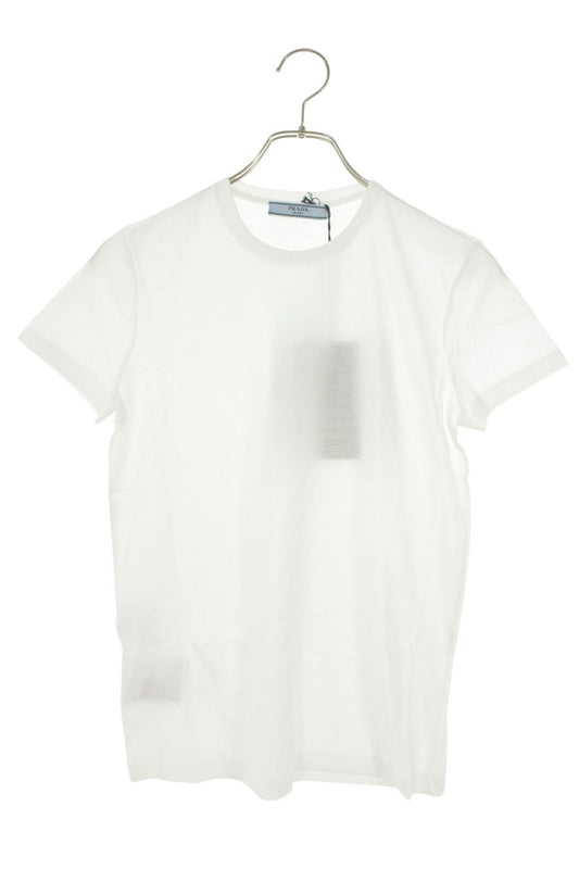 Prada White Cotton Crewneck Tee Size S